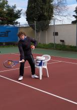 Jules Morin apprenti Ligue de Tennis Occitanie, en DESJEPS Tennis